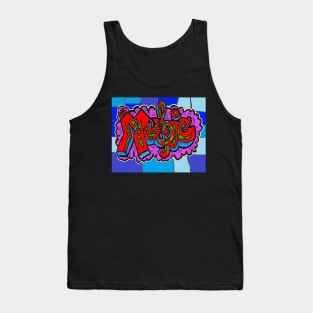 Graffiti Music pop 2 Tank Top